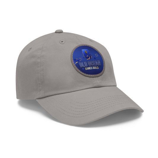 Dad Hat with Leather Patch